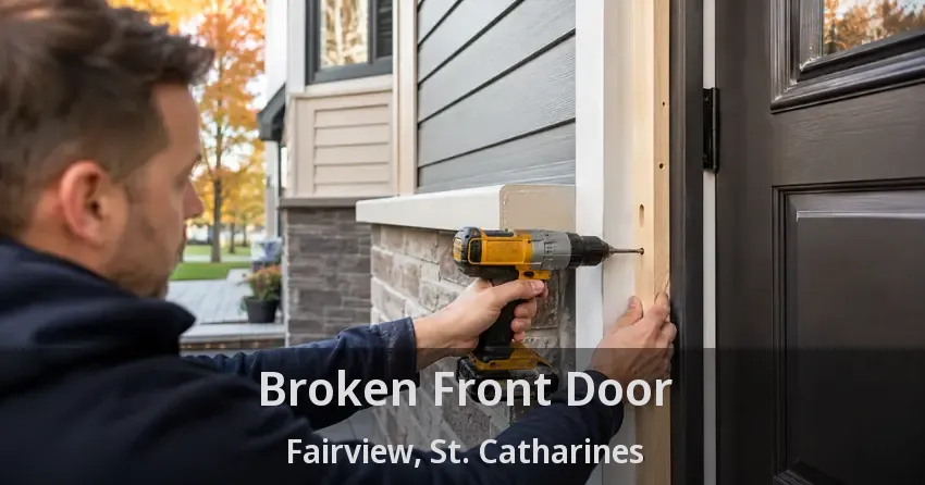 Broken Front Door Fairview, St. Catharines - ON