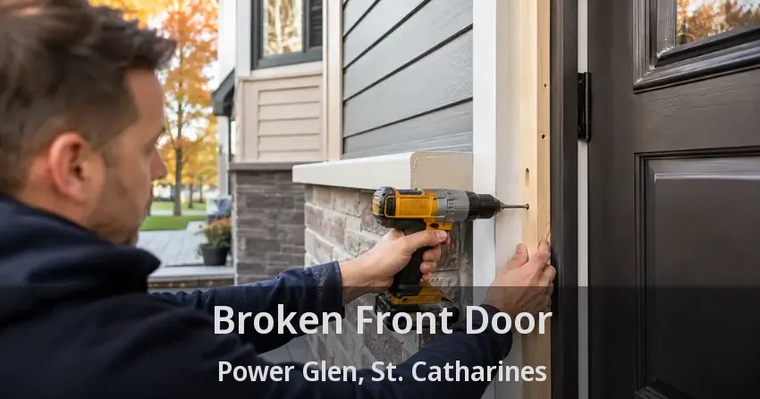 Broken Front Door Power Glen, St. Catharines - ON
