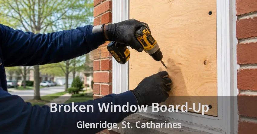 Broken Window Board-Up Glenridge, St. Catharines - ON