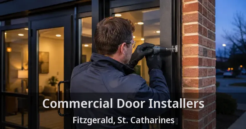 Commercial Door Installers Fitzgerald, St. Catharines - ON