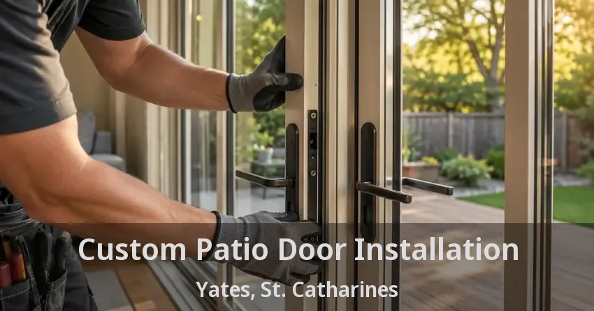 Custom Patio Door Installation Yates, St. Catharines - ON