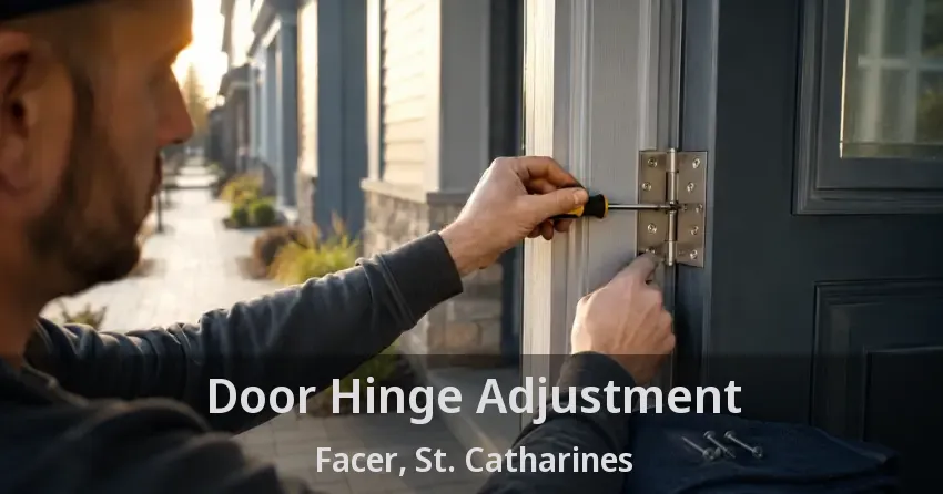 Door Hinge Adjustment Facer, St. Catharines - ON