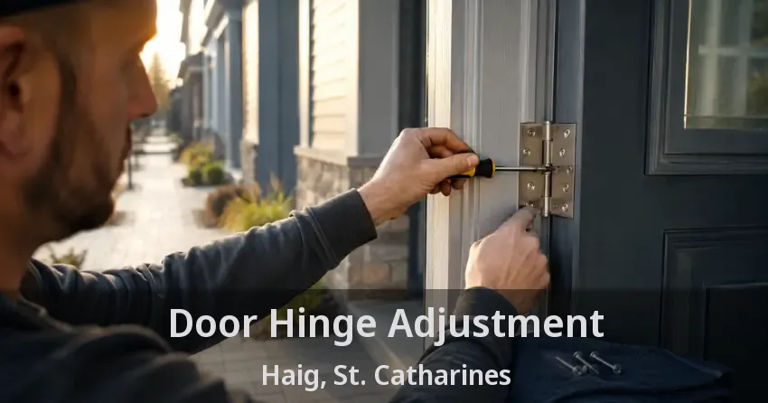 Door Hinge Adjustment Haig, St. Catharines - ON