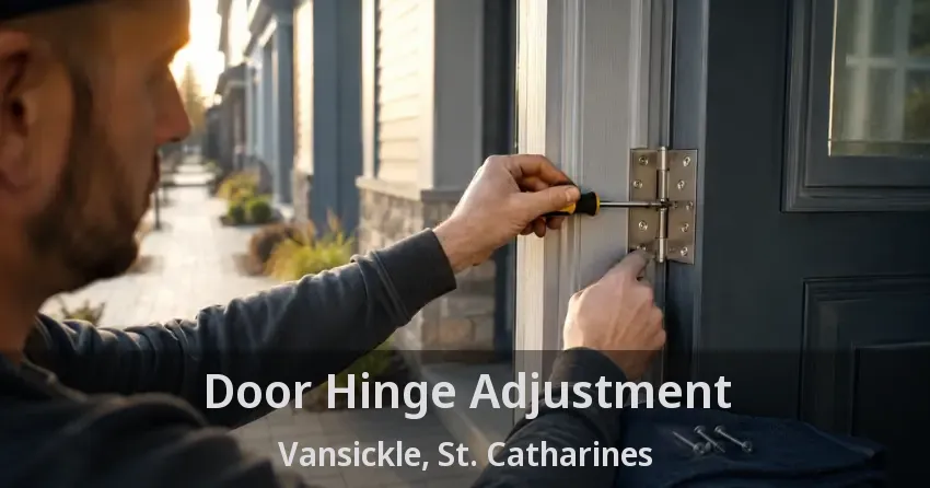 Door Hinge Adjustment Vansickle, St. Catharines - ON