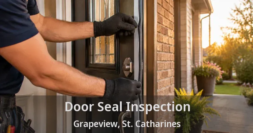 Door Seal Inspection Grapeview, St. Catharines - ON