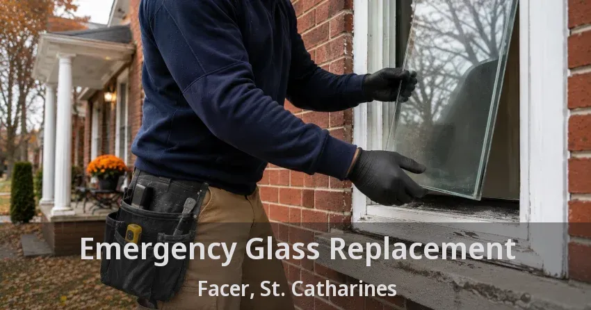 Emergency Glass Replacement Facer, St. Catharines - ON