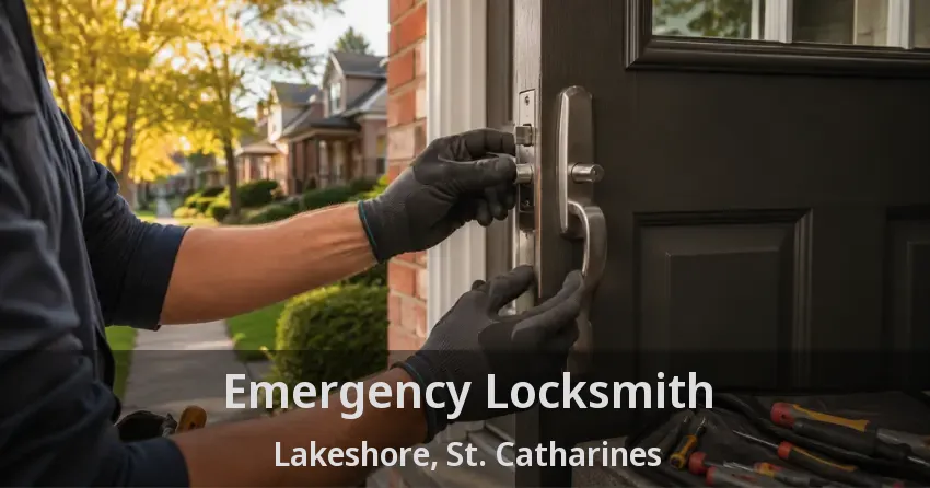 Emergency Locksmith Lakeshore, St. Catharines - ON
