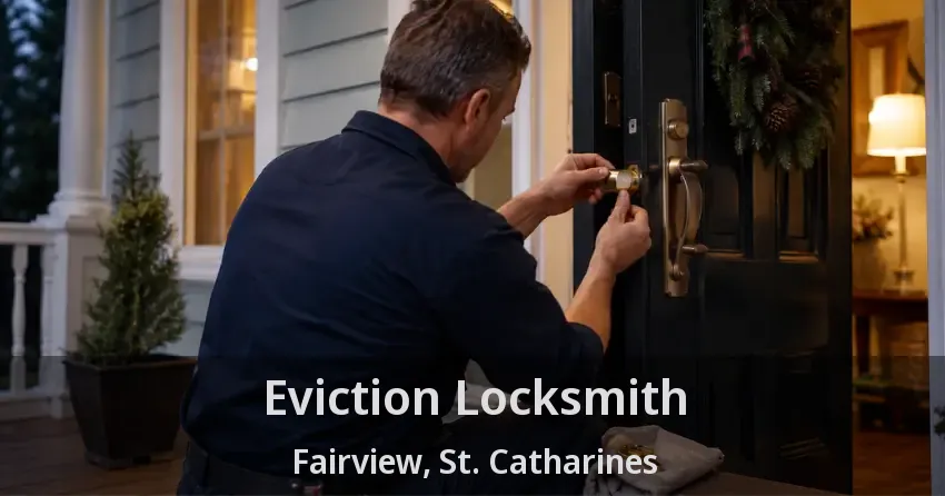 Eviction Locksmith Fairview, St. Catharines - ON