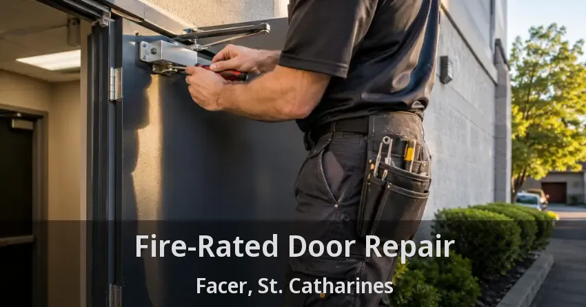 Fire-Rated Door Repair Facer, St. Catharines - ON