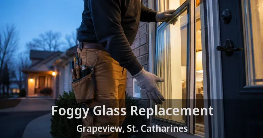 Foggy Glass Replacement Grapeview, St. Catharines - ON