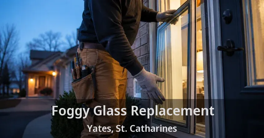Foggy Glass Replacement Yates, St. Catharines - ON