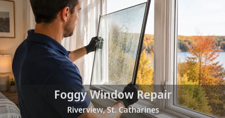 Foggy Window Repair Riverview, St. Catharines - ON