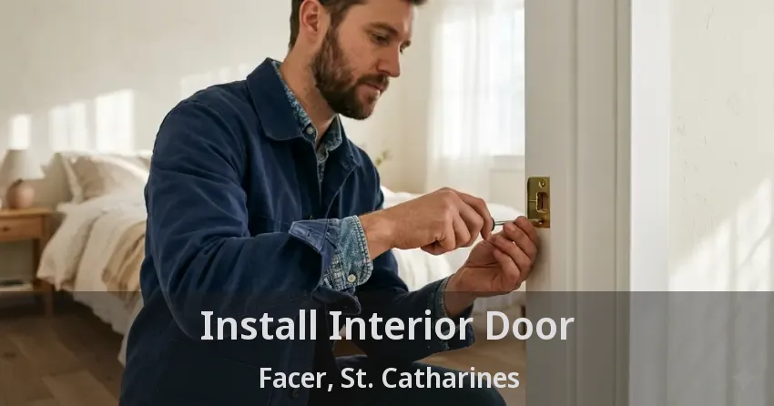 Install Interior Door Facer, St. Catharines - ON