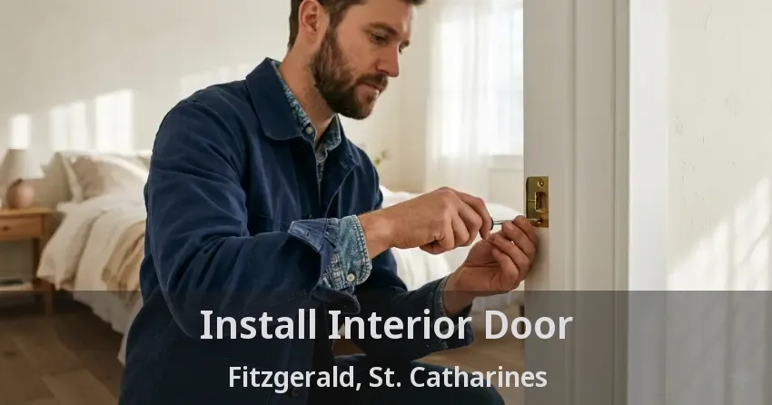 Install Interior Door Fitzgerald, St. Catharines - ON