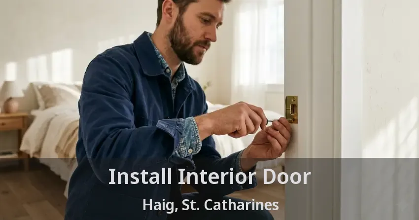 Install Interior Door Haig, St. Catharines - ON