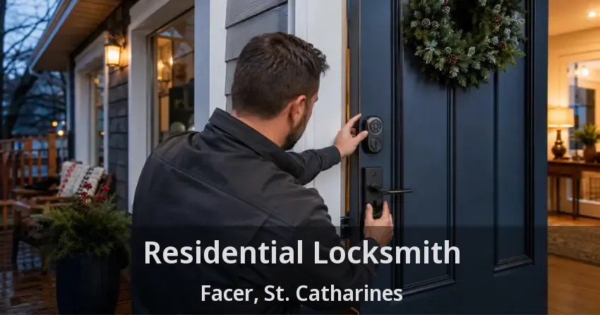 Residential Locksmith Facer, St. Catharines - ON