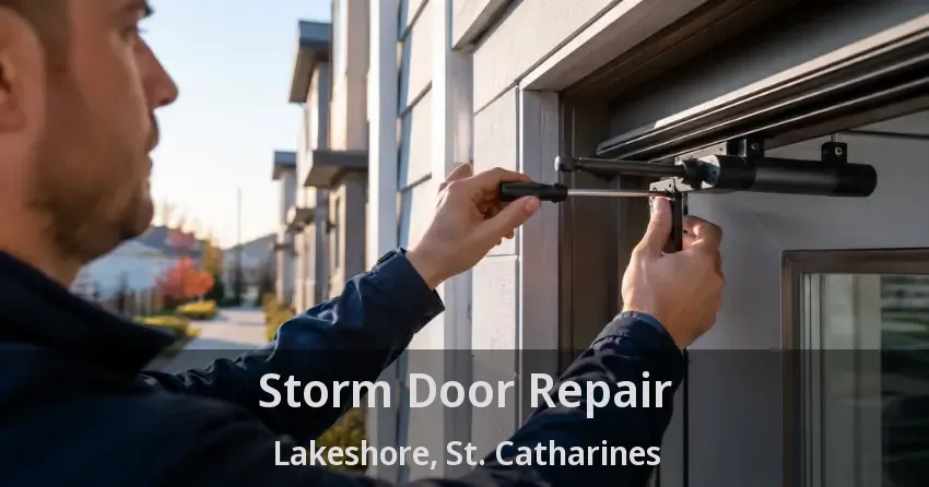Storm Door Repair Lakeshore, St. Catharines - ON