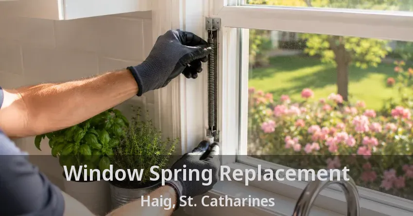Window Spring Replacement Haig, St. Catharines - ON